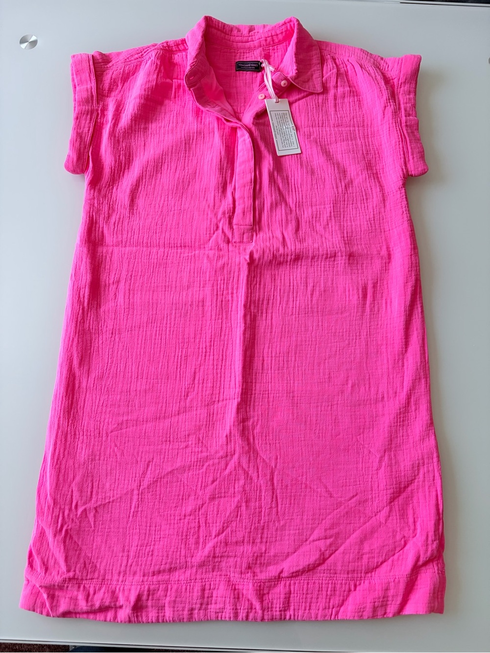 Vineyard Vines Margo Double Gauze Shirtdress Sz Small - Picture 5 of 10